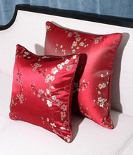 Load image into Gallery viewer, Floral Decorative Pillow Covers Spring Polyester Cushion Cover For Home Decorative Sofa Armchair Bedroom Livingroom Embroidery Floral Pattern Square Decorative Throw Pillow Case Cushion Cover
