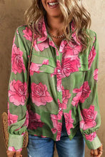 Load image into Gallery viewer, Floral Elegance Long Sleeve Shirt
