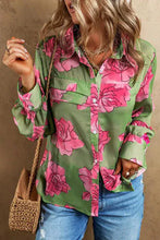 Load image into Gallery viewer, Floral Elegance Long Sleeve Shirt
