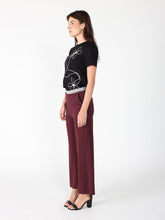Load image into Gallery viewer, Floral Embroidered Crew Neck Top
