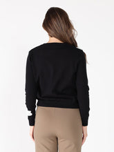 Load image into Gallery viewer, Floral Knitted Pearl Embellishments Sweatshirt
