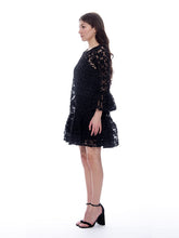 Load image into Gallery viewer, Floral Pattern Sheer Midi Dress
