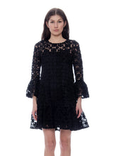 Load image into Gallery viewer, Floral Pattern Sheer Midi Dress
