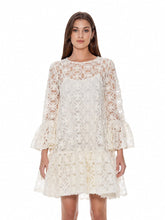 Load image into Gallery viewer, Floral Pattern Sheer Midi Dress
