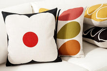 Load image into Gallery viewer, Floral Pillow Cover Linen / Cotton Cushion Cover Home Decorative Pillow Case For Sofa Christmas Party Living Room Flower Pattern Decorative Soft Throw Pillow Case Cotton Linen Floral Cushion Covers 45x45cm
