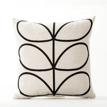 Load image into Gallery viewer, Floral Pillow Cover Linen / Cotton Cushion Cover Home Decorative Pillow Case For Sofa Christmas Party Living Room Flower Pattern Decorative Soft Throw Pillow Case Cotton Linen Floral Cushion Covers 45x45cm
