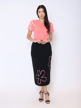 Load image into Gallery viewer, Floral Printed Knit Pencil Skirt
