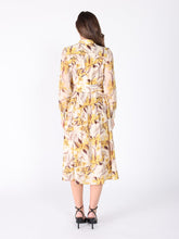 Load image into Gallery viewer, Floral Printed Long Sleeve Belt Dress
