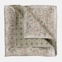 Load image into Gallery viewer, Pascal - Double Sided Silk Pocket Square - Sage Green
