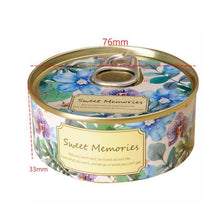 Load image into Gallery viewer, Floral Scented Smokeless Candle Tin Can Perfume Scented Candles for Home Relaxing Stress Relief Aromatherapy  Natural Soy Wax And Fragrance Handmade Scented Candle Natural Soy Wax Home Cristmas Decoration
