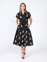 Load image into Gallery viewer, Floral Short Sleeve Belt Dress
