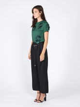 Load image into Gallery viewer, Floral Short Sleeve Round Neck T-shirt
