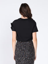 Load image into Gallery viewer, Floral Short Sleeve Round Neck T-shirt
