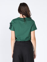 Load image into Gallery viewer, Floral Short Sleeve Round Neck T-shirt
