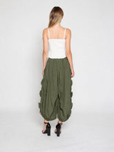 Load image into Gallery viewer, Flower Applique Parachute Pants
