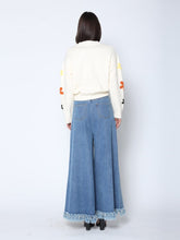 Load image into Gallery viewer, Flower Embroidered Cardigan Sweater
