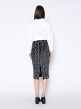 Load image into Gallery viewer, Flower Embroidered Midi Bodycon Pencil Skirt
