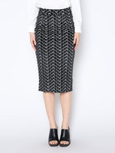 Load image into Gallery viewer, Flower Embroidered Midi Bodycon Pencil Skirt
