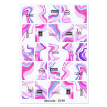Load image into Gallery viewer, Flowers Leaves Line 3D Nail Stickers Autumn Winter Fall Leaf Design Transfer Sliders Abstract Waves Nail Art Decals Manicures  Decal Self-Adhesive 3D Wave Design Decoration for Women Girls Tape Nail Art Stickers Decal Decoration
