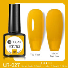 Load image into Gallery viewer, Fluorescent Gel Nail Polish Yellow Green High Quality Colors UV Strong Matte Effect Luxury Design For Girls and Women
