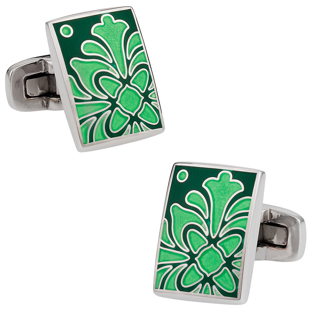 Foliage Green Cufflinks