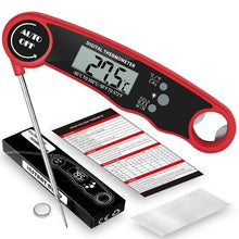 Load image into Gallery viewer, Food Digital Kitchen Thermometer For Meat Water Milk Waterproof Kitchen Cooking Food Thermometer with Probe Backlight &amp; Calibration Best Quick Grill Meat Thermometer For Grilling BBQ Smoker Chefs Cooking Probe Waterproof Electronic Probe Kitchen Tools
