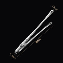 Load image into Gallery viewer, Food Tongs Stainless Steel Barbecue Tongs Meat Salad Steak Food Serving Tongs Tweezers Long BBQ Cooking Tongs Kitchen Utensils Stainless Steel Kitchen BBQ Tongs
