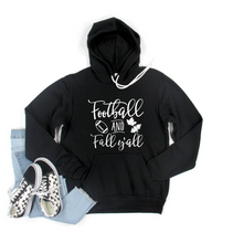 Load image into Gallery viewer, Football and Fall Y&#39;all Crew or Hoodie Sweatshirt
