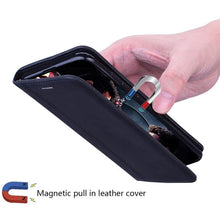 Load image into Gallery viewer, For Xiaomi Redmi Note 7 Case Leather Flip Redmi Note 7 Pro Wallet Magnetic Case For Xiaomi Redmi 7 Phone Cases Premium PU-Leather Flip Wallet Cover Phone Case
