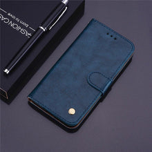 Load image into Gallery viewer, For Xiaomi Redmi Note 7 Case Leather Flip Redmi Note 7 Pro Wallet Magnetic Case For Xiaomi Redmi 7 Phone Cases Premium PU-Leather Flip Wallet Cover Phone Case

