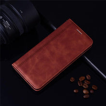 Load image into Gallery viewer, For Xiaomi Redmi Note 7 Case Leather Flip Redmi Note 7 Pro Wallet Magnetic Case For Xiaomi Redmi 7 Phone Cases Premium PU-Leather Flip Wallet Cover Phone Case
