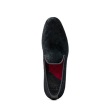 Load image into Gallery viewer, 10-520-BLK FORMAL II Velvet Tuxedo Shoe, Black
