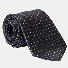 Load image into Gallery viewer, Barbera - Silk Jacquard Tie - Black
