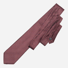 Load image into Gallery viewer, Ravenna - Silk Jacquard Tie - Burgundy
