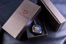 Load image into Gallery viewer, Forsining Scarlet Leather Timepiece
