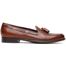 Load image into Gallery viewer, 15-586-CGN FRANCO Italian Calfskin Tassel Loafer Cognac
