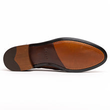 Load image into Gallery viewer, 13-581-BRN FRANCO Ostrich Tassel Loafer, Brown

