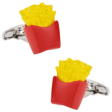 Load image into Gallery viewer, French Fries Cufflinks
