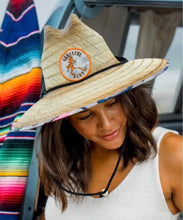 Load image into Gallery viewer, Peter Grimm Grateful Dead Friendly Lifeguard - Rye Straw Lifeguard Hat
