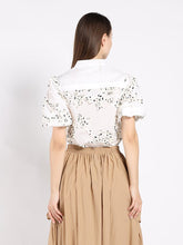 Load image into Gallery viewer, Front Body Floral Fabric Work Caller Top
