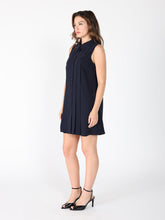 Load image into Gallery viewer, Front button open back sleeveless mini dress
