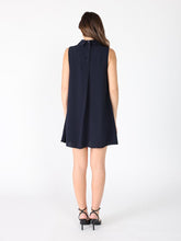 Load image into Gallery viewer, Front button open back sleeveless mini dress
