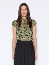 Load image into Gallery viewer, Front Embroidered Sleeveless Mock Neck Top

