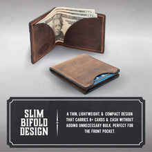 Load image into Gallery viewer, Front Pocket Slim Bifold Wallet for Men
