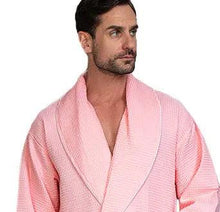 Load image into Gallery viewer, Premium Waffle Piping Robe for Men

