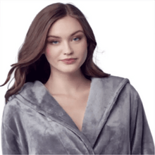 Load image into Gallery viewer, Women’s Plush Hooded Robe - Spa-Worthy Comfort at Home
