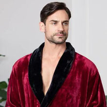 Load image into Gallery viewer, Cozy Mens Plush Robes – Built for Comfort, Designed to Last
