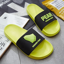Load image into Gallery viewer, Fruit Home Women Slippers Banana Summer Indoor Flats Orange Bathroom Slides Non Slip Fruit Slippers Soft Slide Sandals Non-Slip Bath Shower Slippers
