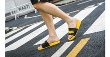 Load image into Gallery viewer, Fruit Home Women Slippers Banana Summer Indoor Flats Orange Bathroom Slides Non Slip Fruit Slippers Soft Slide Sandals Non-Slip Bath Shower Slippers
