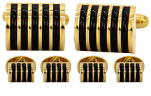 Load image into Gallery viewer, Vittorio Vico Gold Cufflinks &amp; Stud Sets
